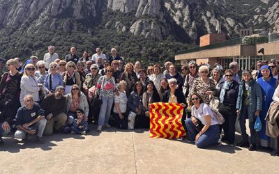 Una seixantena de persones de la Unitat pastoral Tarragona Centre peregrinen a Montserrat