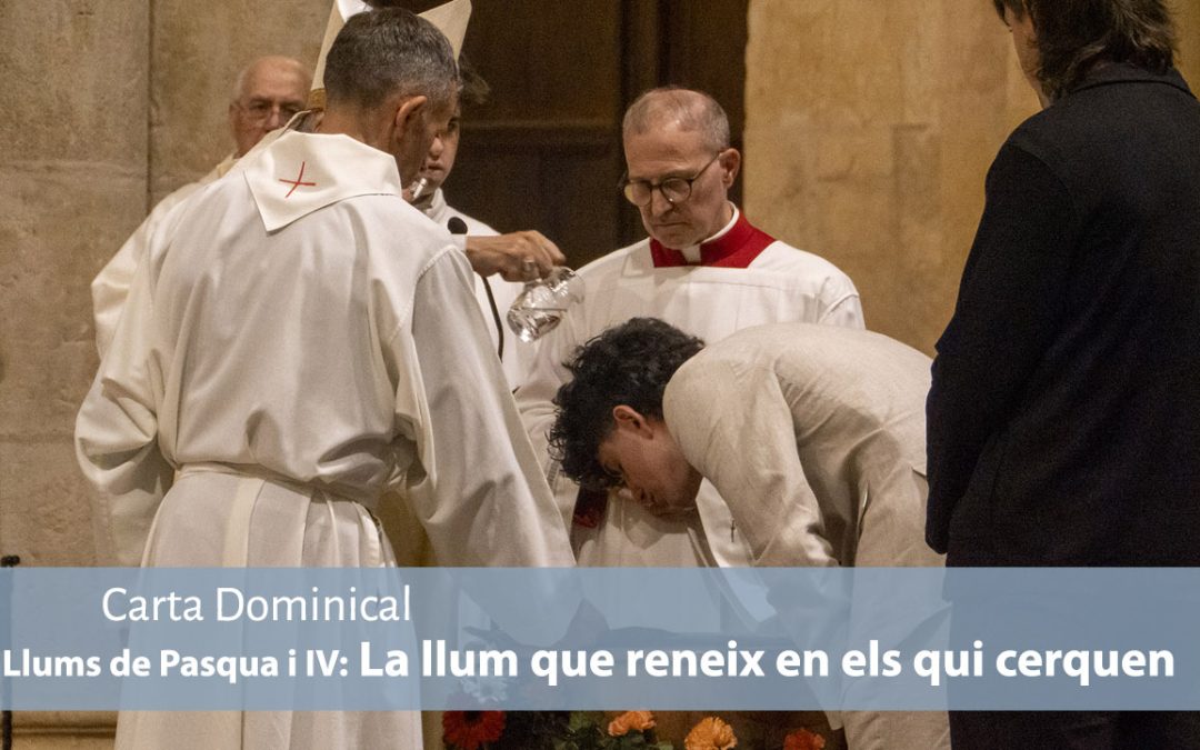 Llums de Pasqua i IV: La llum que reneix en els qui cerquen