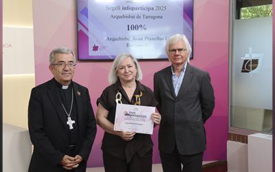 L’Arquebisbat de Tarragona és reconegut de nou com a institució transparent i rep el Segell Infoparticipa 2025