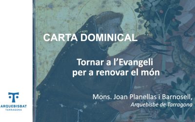 Tornar a l’Evangeli per a renovar el món