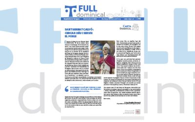 Parlem de les prioritats pastorals del nou curs amb Mn. Joan &Agrave;guila i Marcel Pallej&agrave;, al &lsquo;Full Dominical&rsquo; del 25 d&rsquo;octubre