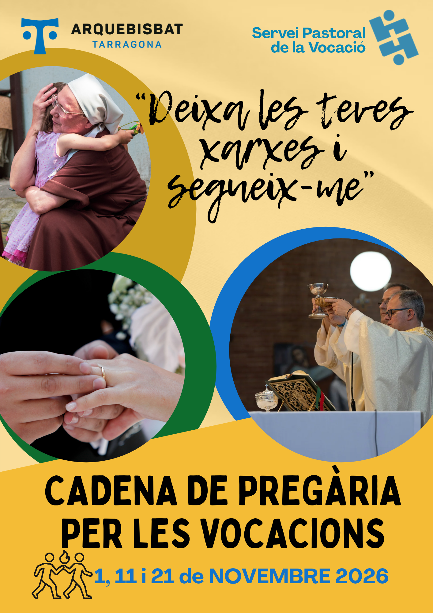 Pòster Cadena de Pregària per les Vocacions 2026